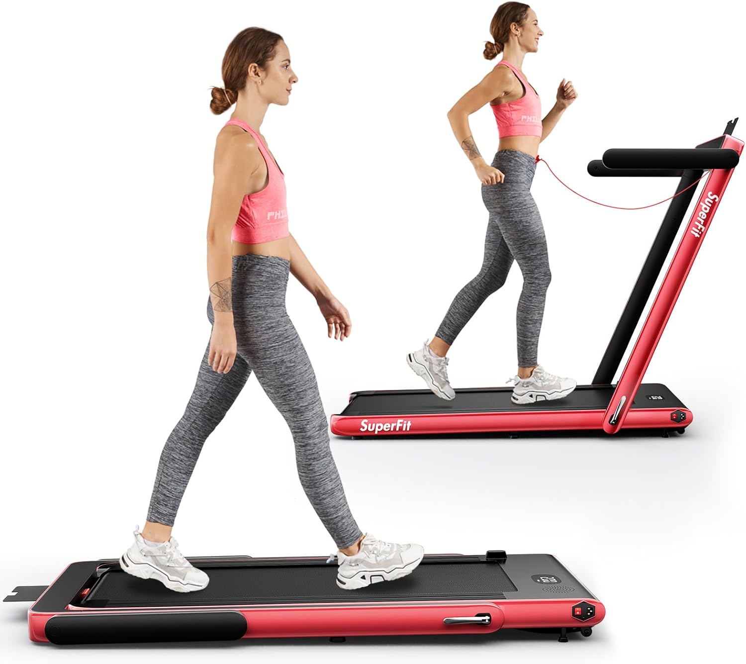 Goplus 2 in 1 Folding Treadmill