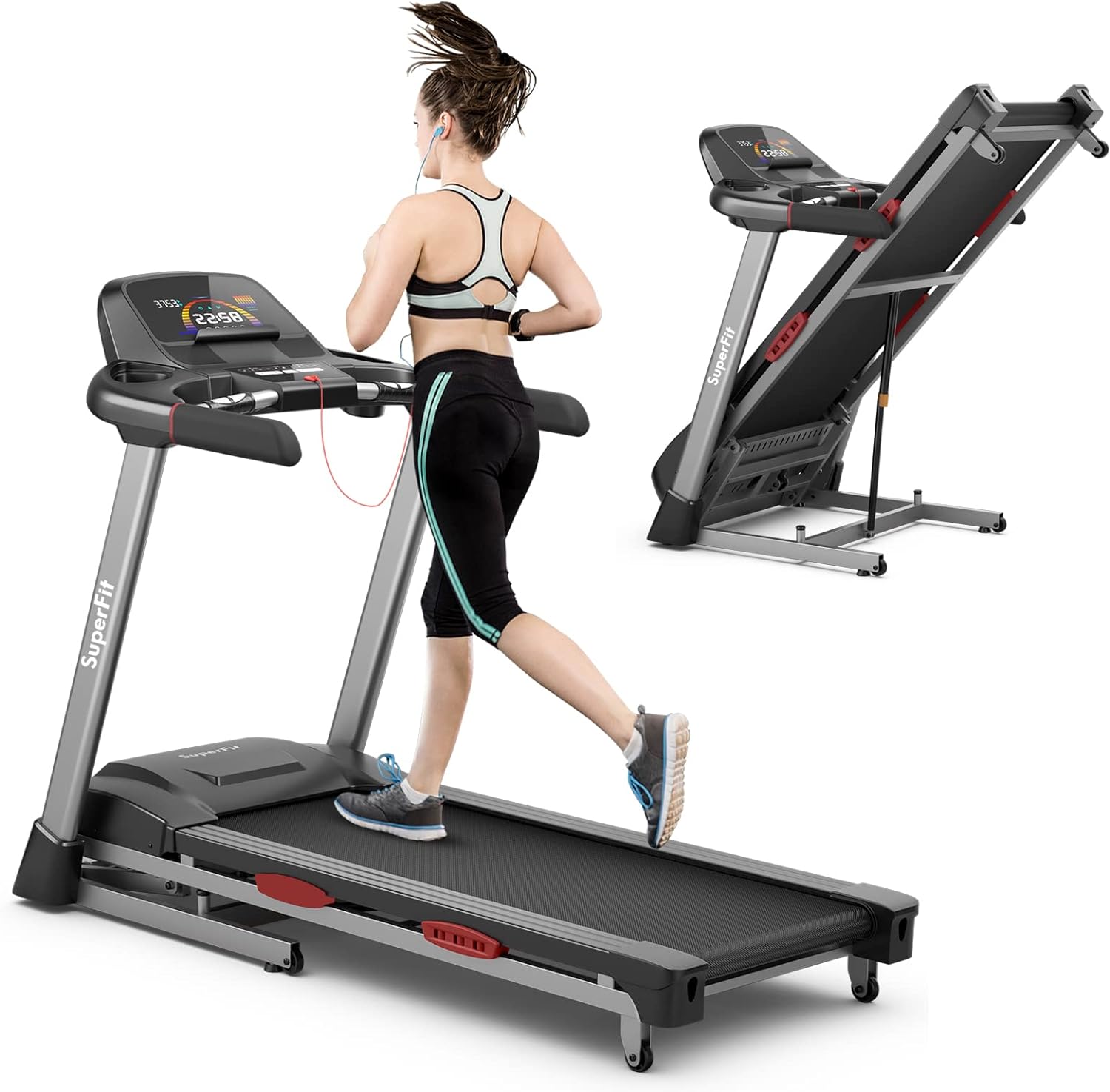 Goplus 4.75HP Folding Treadmill