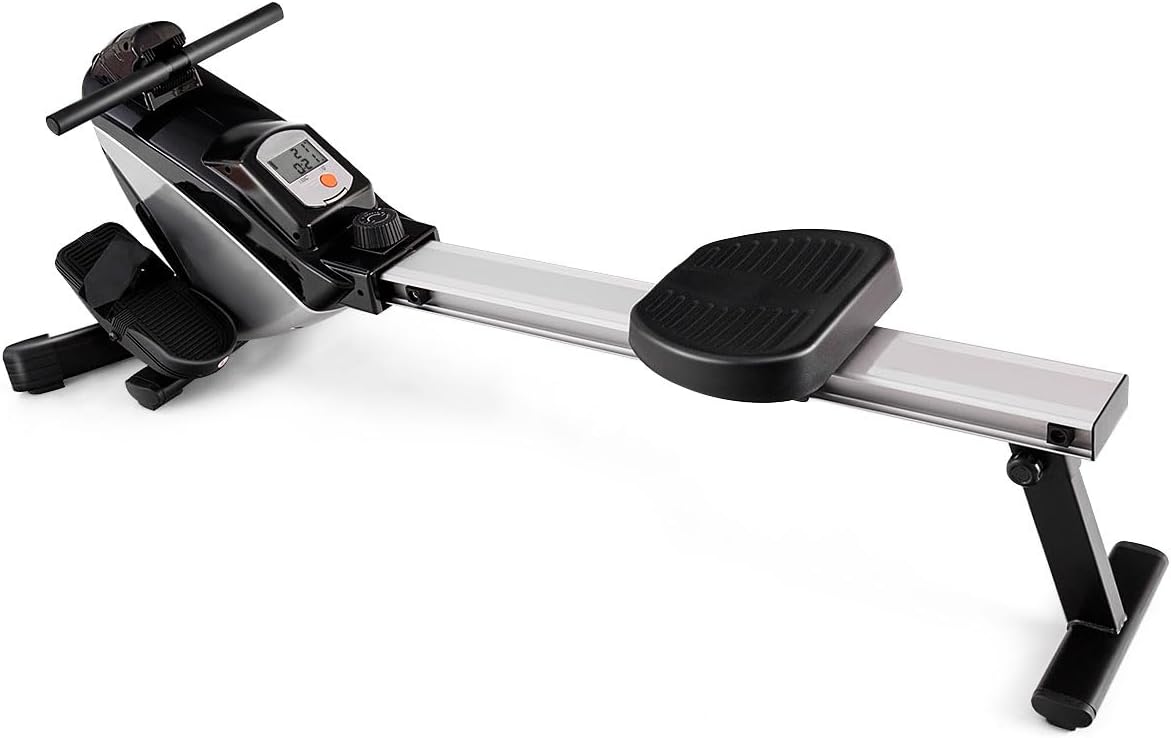 Goplus Folding Rowing Machine,Magnetic